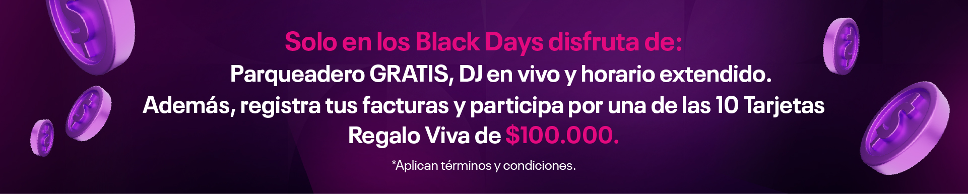 Banner Principal de Black Days